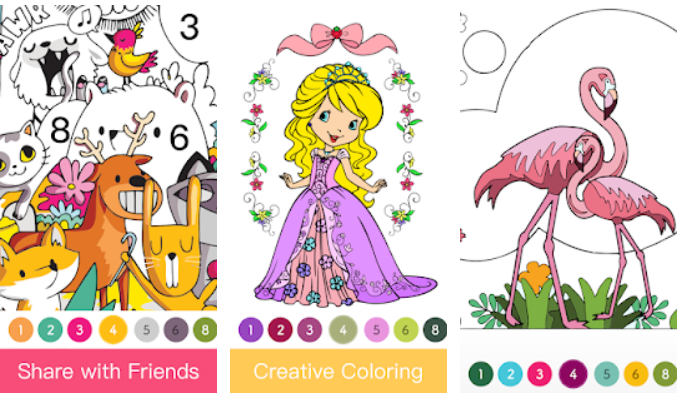 Paint.ly Colour by number