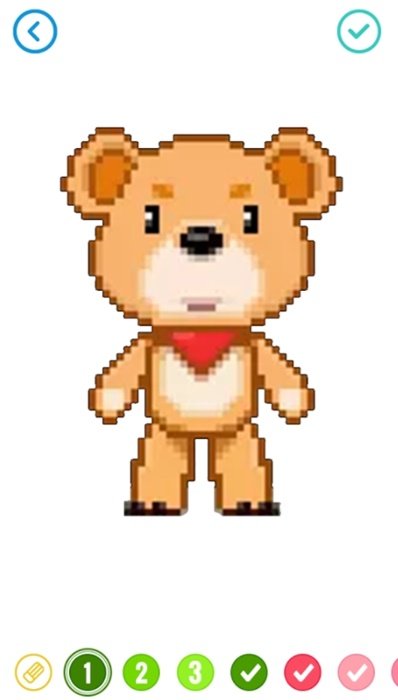Pixel Sandbox Cartoon Number Coloring for pc