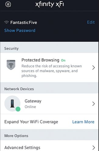 Xfinity xFi app for pc