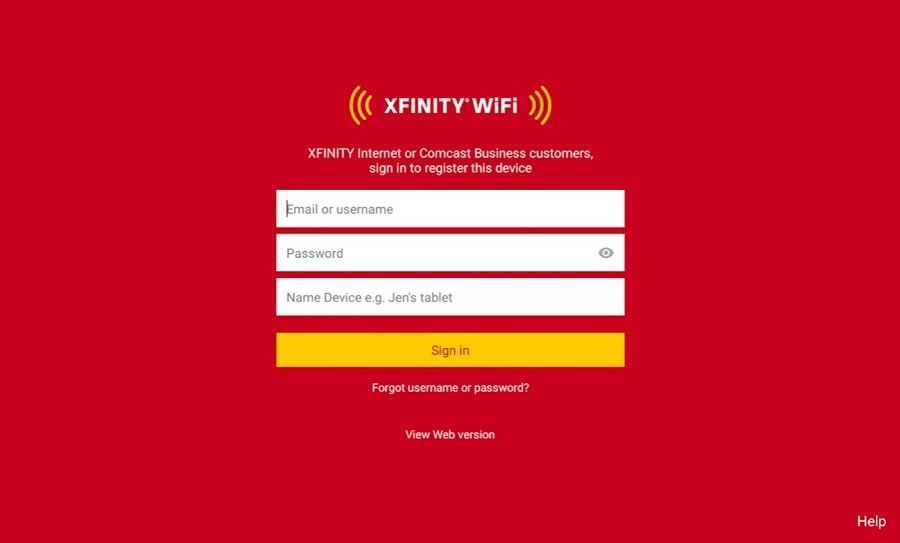 Xfinity WiFi Hotspots app for pc