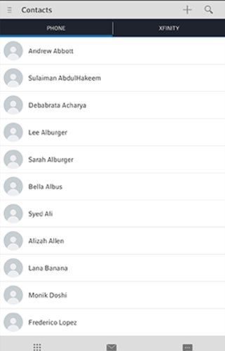 contacts Xfinity Connect for pc app