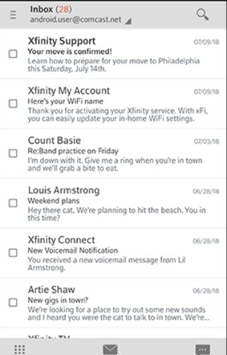 email Xfinity Connect for pc app