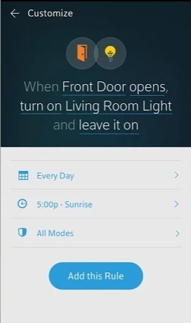 rules in Xfinity Home for pc