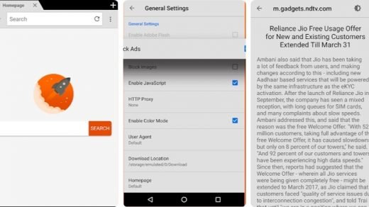 Rocket Browser for pc laptop