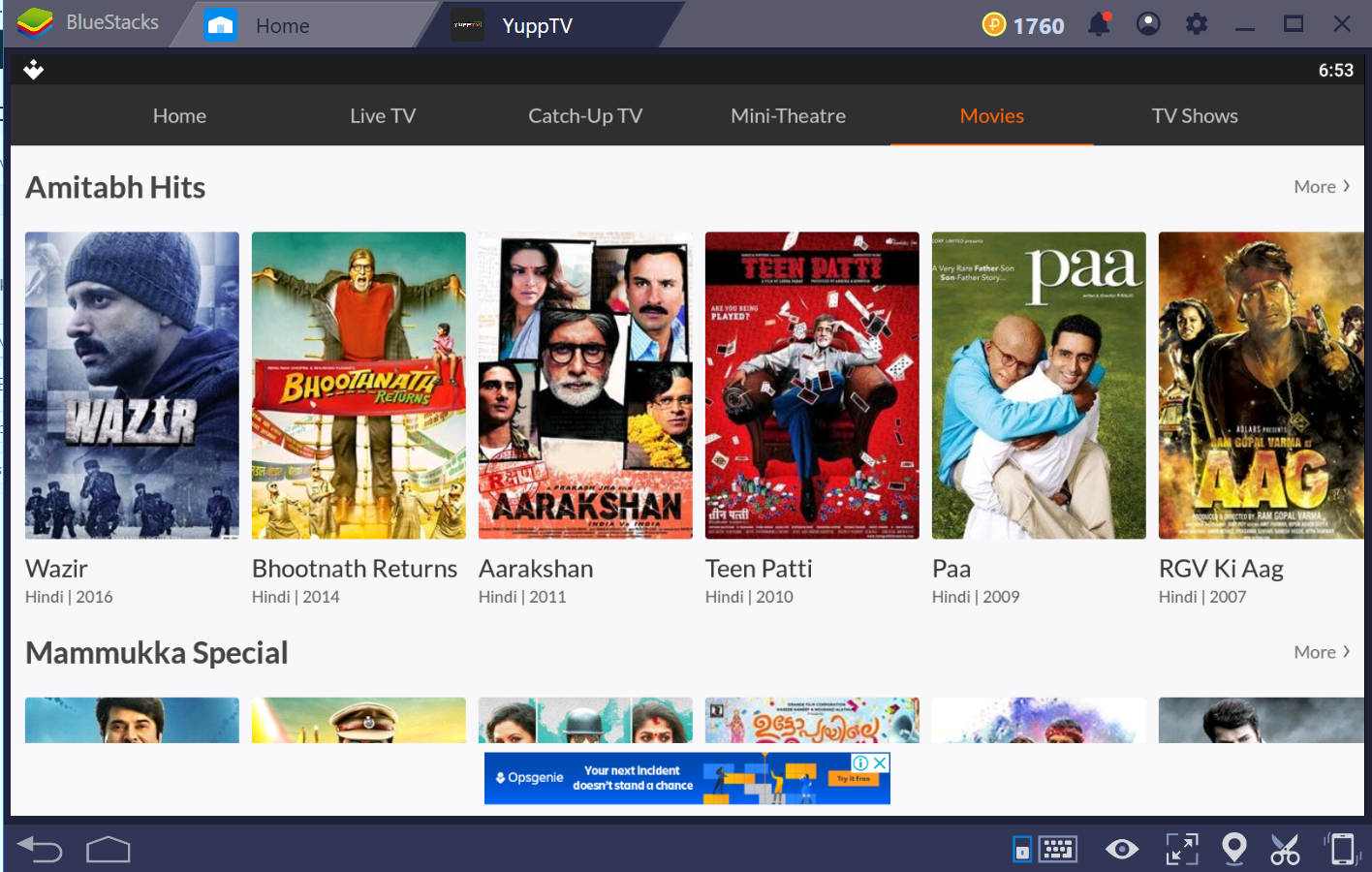 Yupp TV for PC