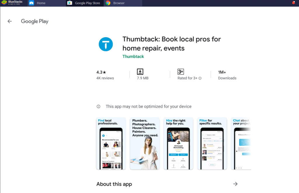 Thumbtack for PC Windows 10