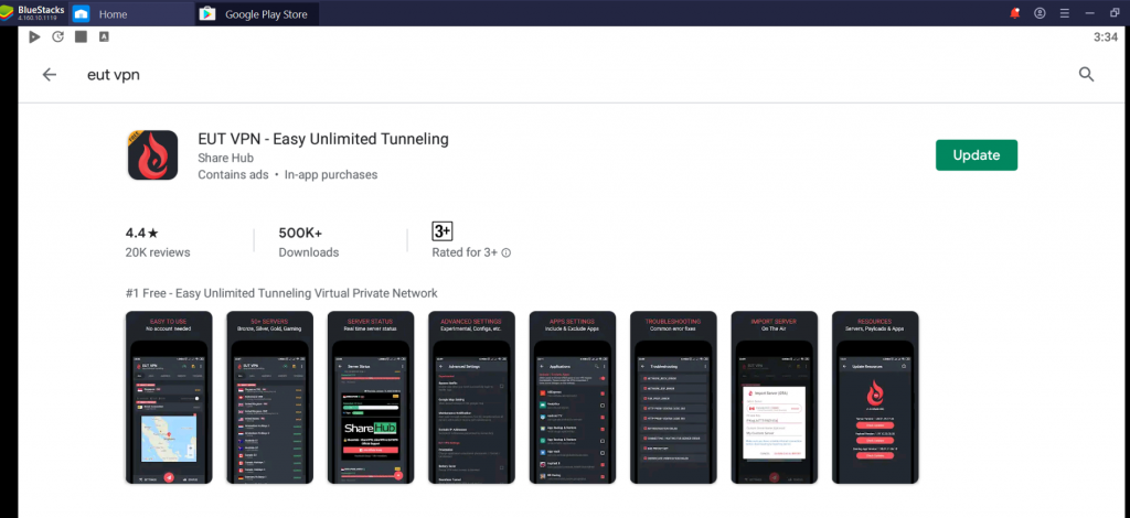 EUT VPN for PC