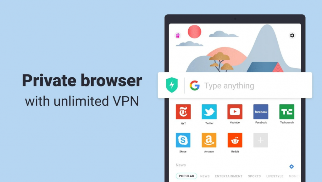 Aloha Browser Turbo for PC