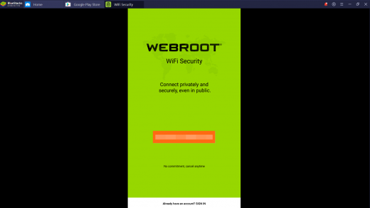 Webroot WiFi Security VPN for PC