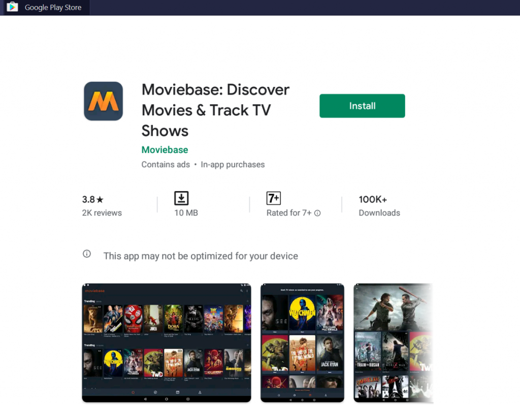 moviebase for pc