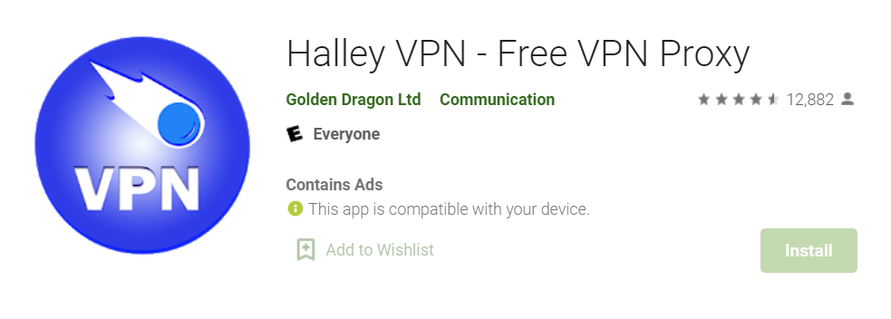 Halley VPN for Mac