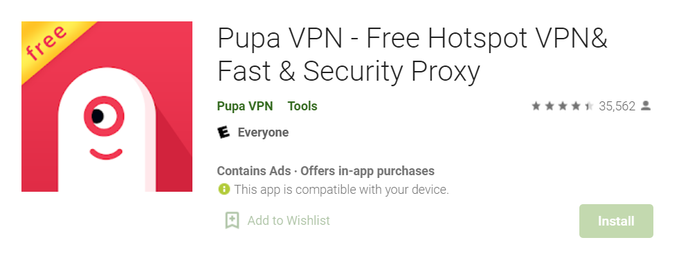 Pupa VPN for Mac