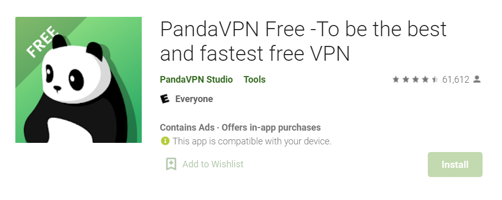 Panda VPN for Mac
